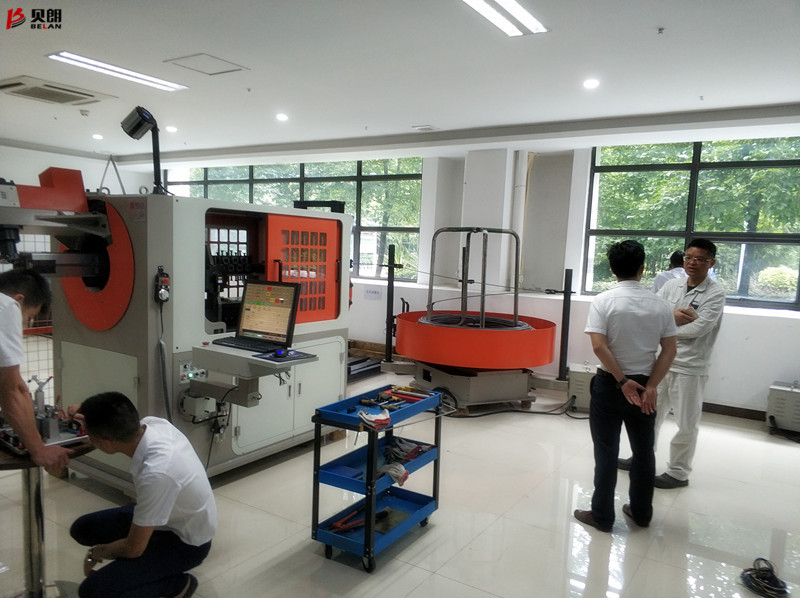 貝朗自動(dòng)化設(shè)備公司-客戶參觀現(xiàn)場