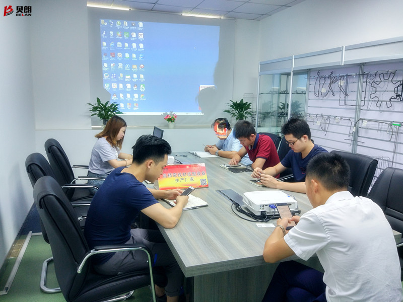 貝朗自動(dòng)化設(shè)備公司-晨會(huì)現(xiàn)場