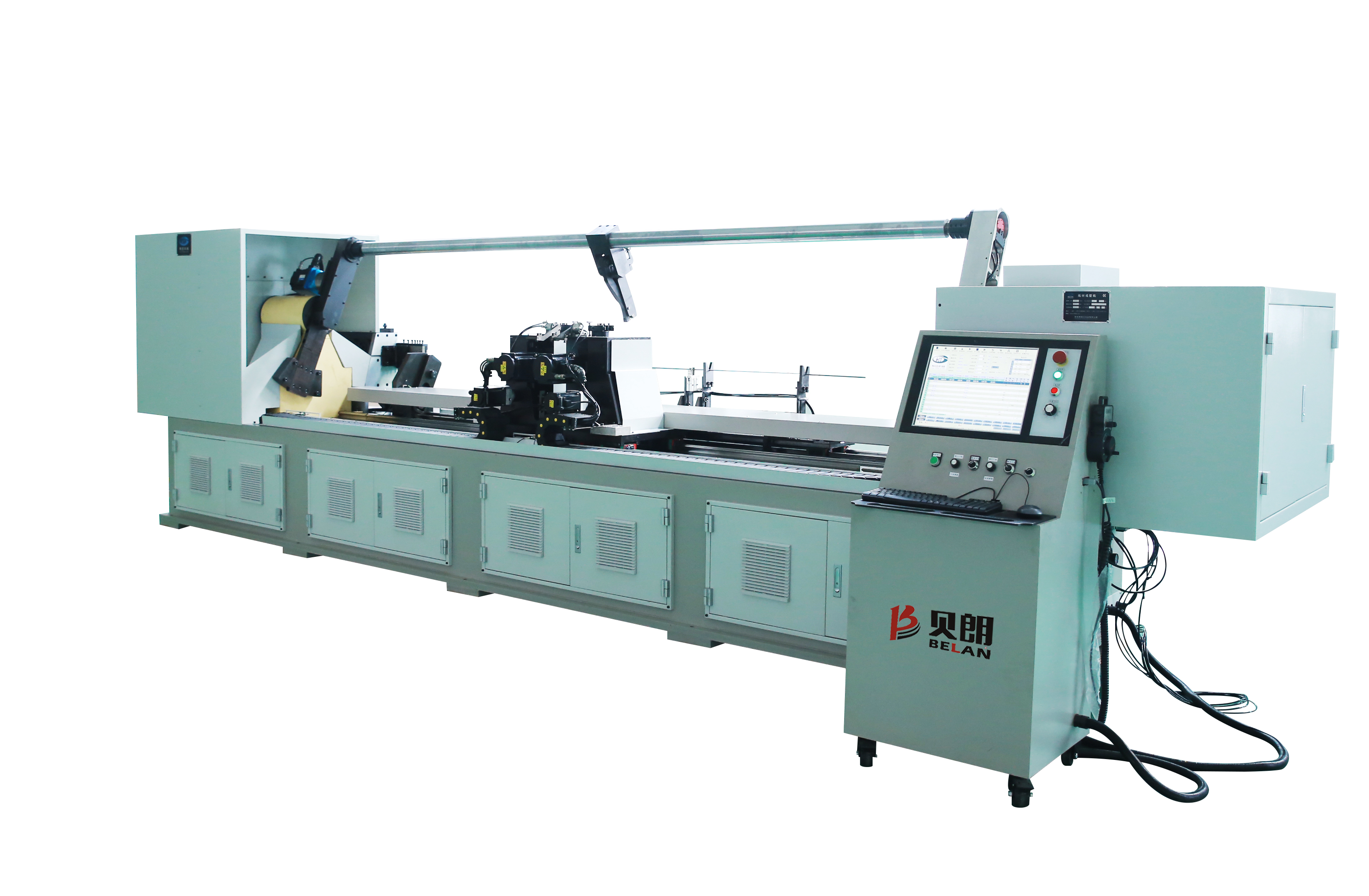 貝朗雙頭折彎?rùn)C(jī)生產(chǎn)汽車長(zhǎng)桿零部件，是個(gè)好幫手！